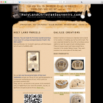Our good old website holylandchristiansouvenirs.com