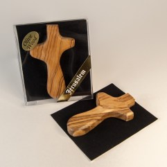 Olive Wood Hand Cross - CR-1465-8